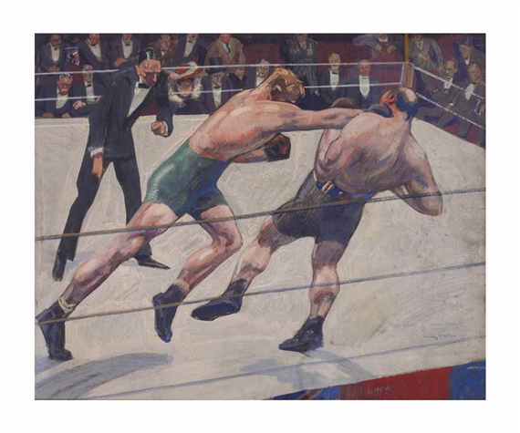 Joe Beckett, the champion boxer by Willy Sluiter, 1920