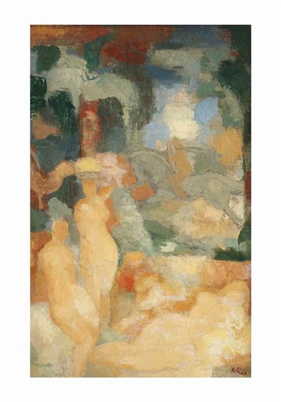 Nudes in a landscape