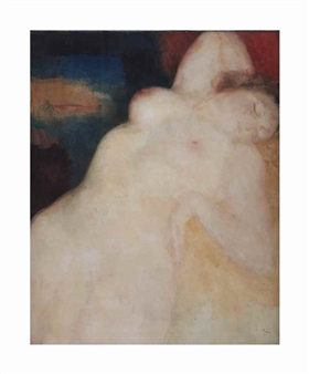 Reclining nude - Toon Kelder