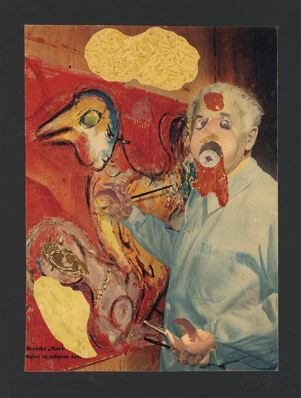 Bericht, Marc (Chagall) Maler in seinem Atelier by George Grosz, 1958