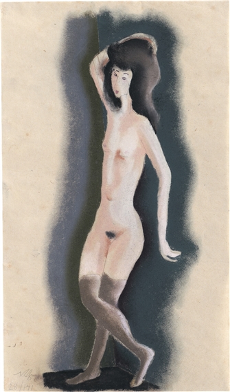 Zwei Frauenakte by Richard Ziegler, 1928