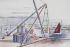 Derrick at Orford by Paul Nash, 1930
