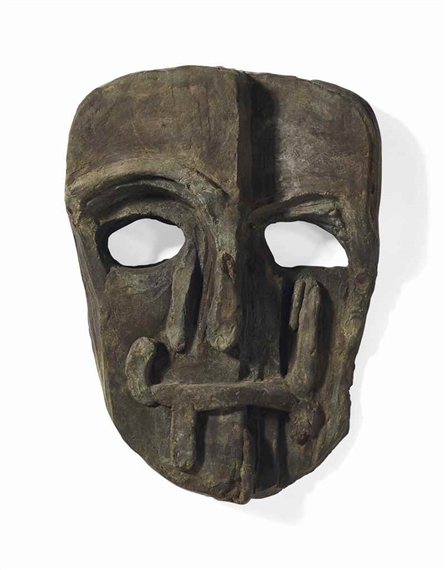 Untitled Mask (Viper Mask) by Thomas Houseago, 2008
