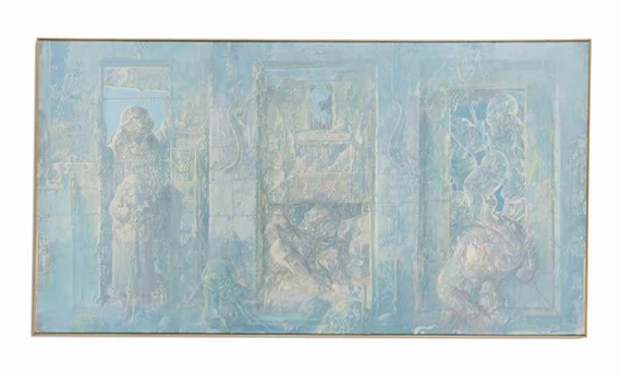 'LES TROIS CACHOTS' by Miodrag Djuric Dado, 1972