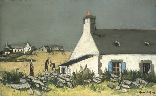 Vue de Bretagne by Robert Humblot, 1956