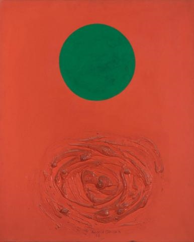 Artwork by Choong Kam Kow, The Tropical Sun, Made of Oil on canvas