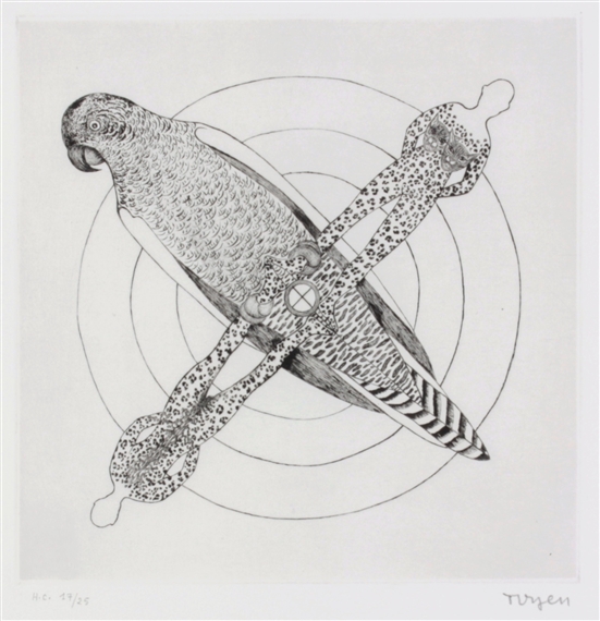 Shooting Range by Toyen, 1973