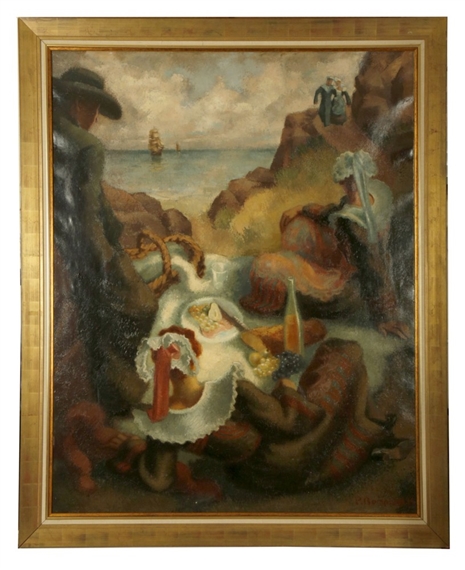 Dejeuner Sur Les Falaises by Pierre Bompard
