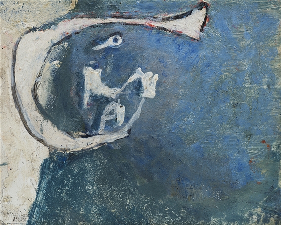 Personaggio by Osvaldo Licini, 1944