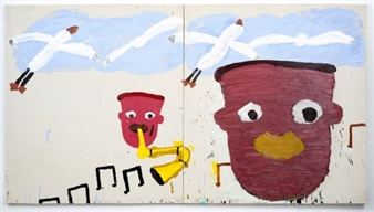 Rose Wylie: Yellow Sax - Brand New Gallery