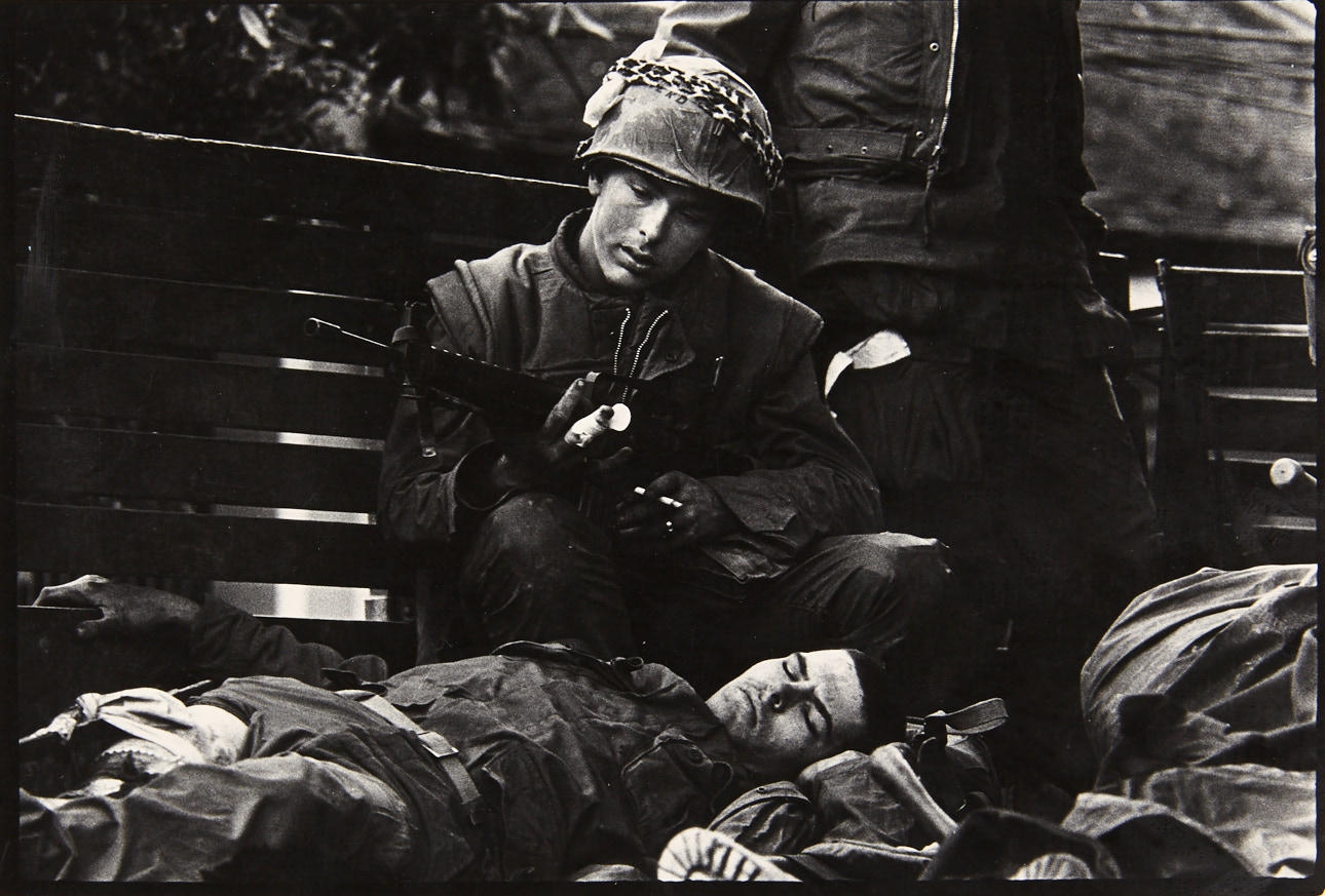 Artwork by Philip Jones Griffiths, Vietnam, 1968, Made of silver print