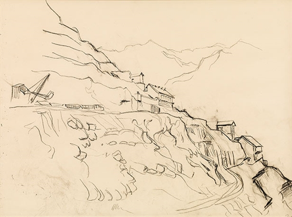 Erzberg bei Eisenerz (from the Eisenerzer Skizzenbuch)