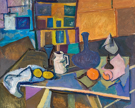 Artwork by Herbert Boeckl, Still life I, Made of oil on canvas