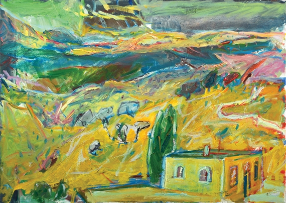 Landscape by Eliahu Gat, 1981