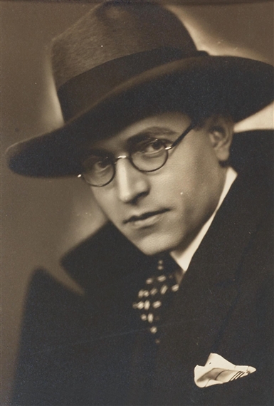 Self-portrait by Gustav Presser, circa 1930