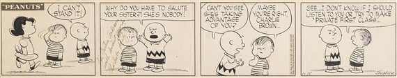 Charles Schulz | Peanuts Slug (1956) | MutualArt