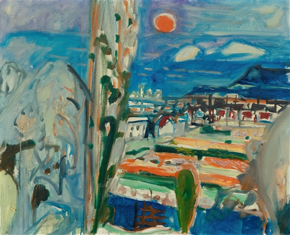 Nachtlandschaft bei Unterengstringen