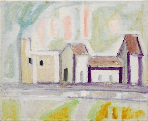 Häusergruppe bei Préfargier