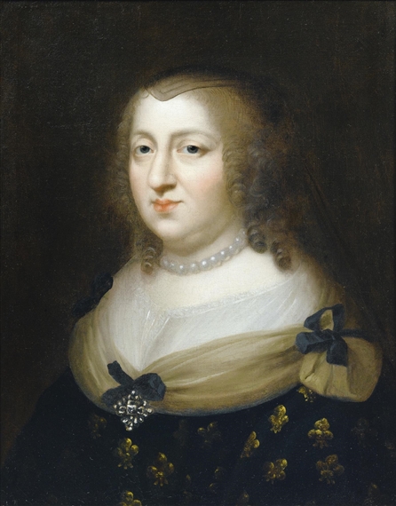 Charles Beaubrun Portrait Of Anne D Autriche Mutualart