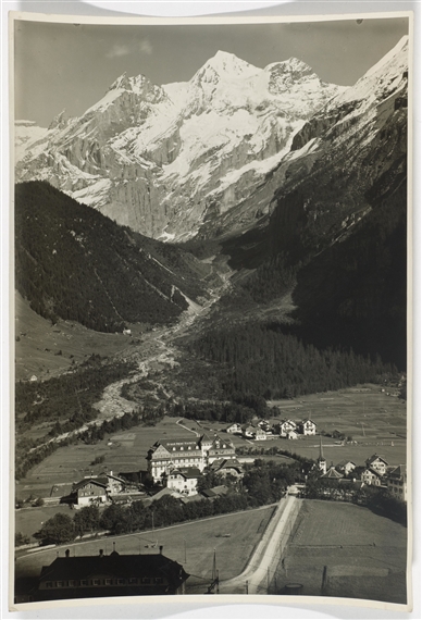 Kandersteg & die Blümlisalp by Emanuel Gyger, Circa 1930