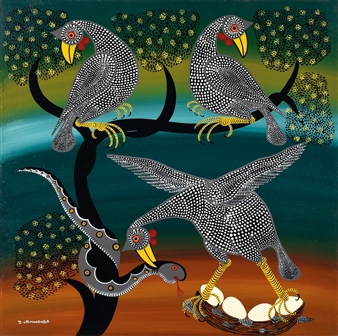 Perličky brání své hnízdo - Zaburi Muradi Chimwanda