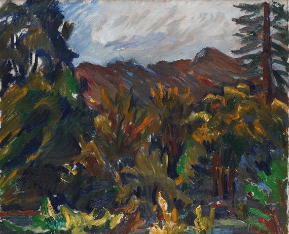 Motiv z Pyrenejí by Karel Tondl