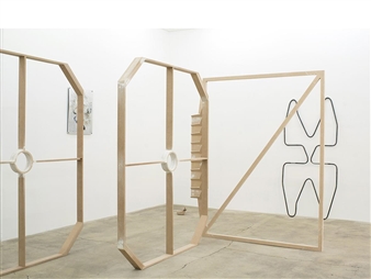 Andrés Ramirez: 17 squares is a love song. Backwards - Galerie Escougnou-Cetraro