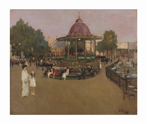 Twilight, Earl's Court by John Lavery, 1913