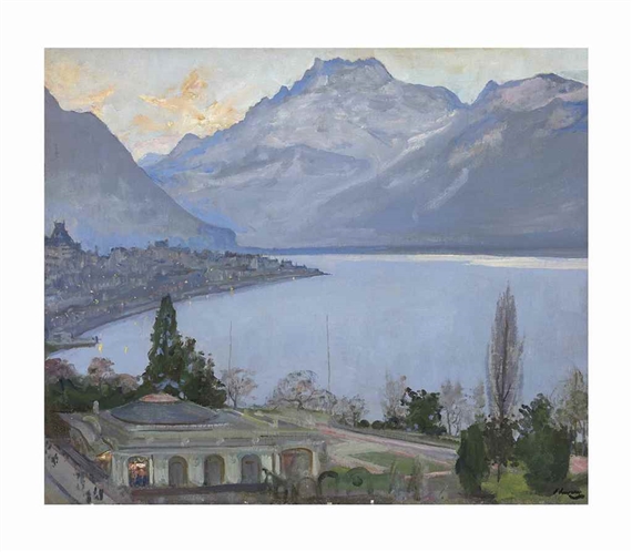 Evening, Montreux by John Lavery