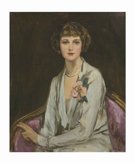 Portrait of Miss Mary Elizabeth Hayward by John Lavery, 1926