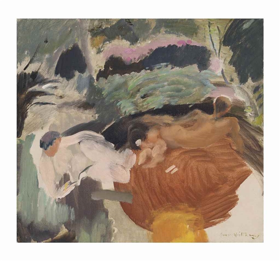 Young Family by Ivon Hitchens, circa 1942