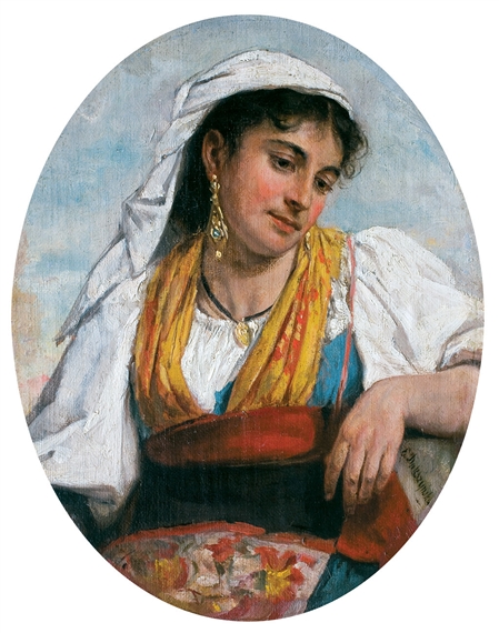 ITALIAN by Emilia Dukszyńska-Dukszta, circa 1880