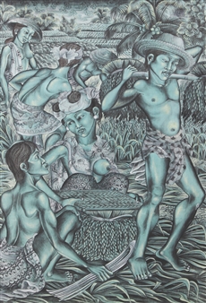 Harvesting Rice - I Nyoman GD Darmawan