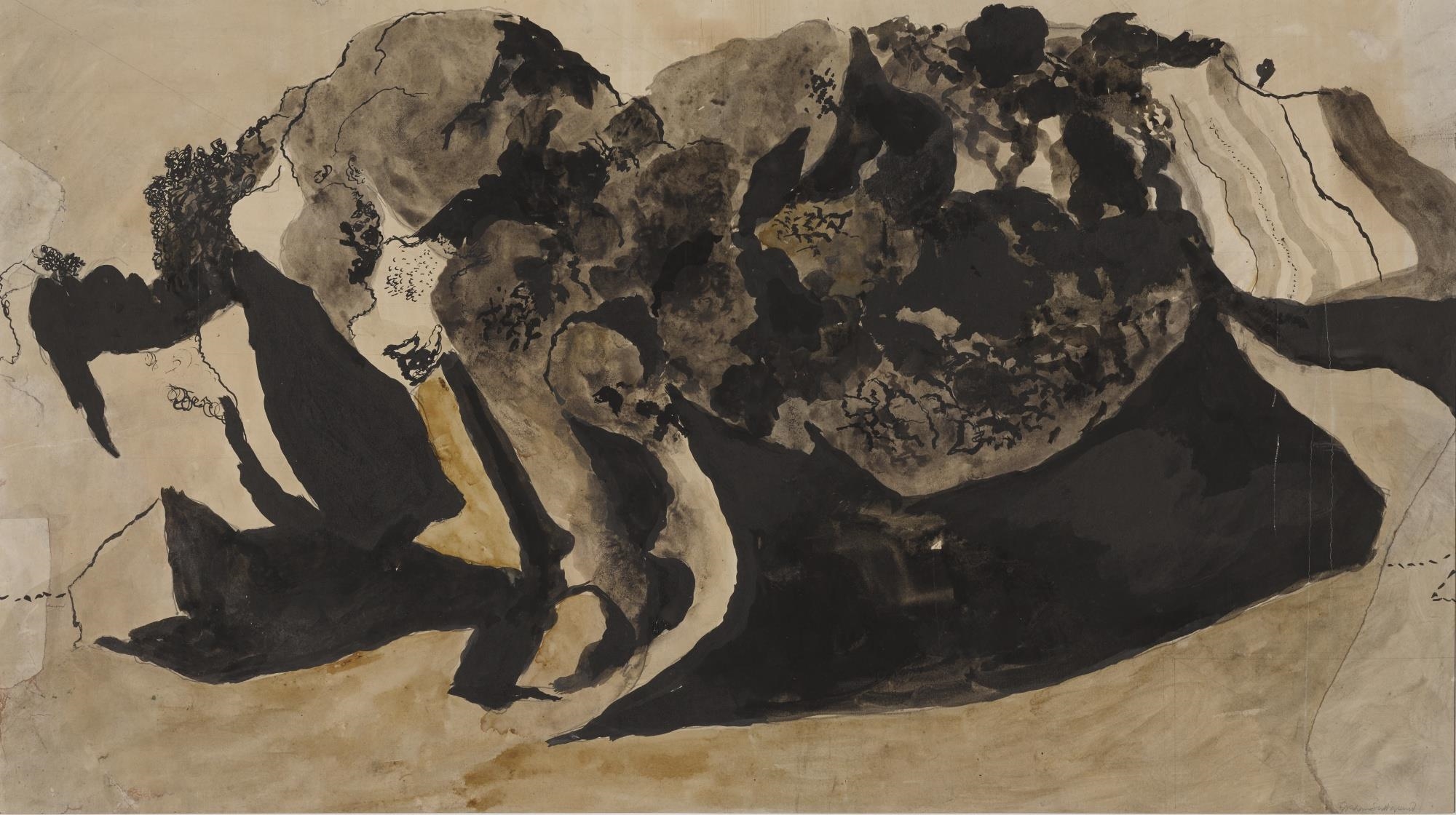 Graham Sutherland | ROCKS AND HILLS (1944) | MutualArt