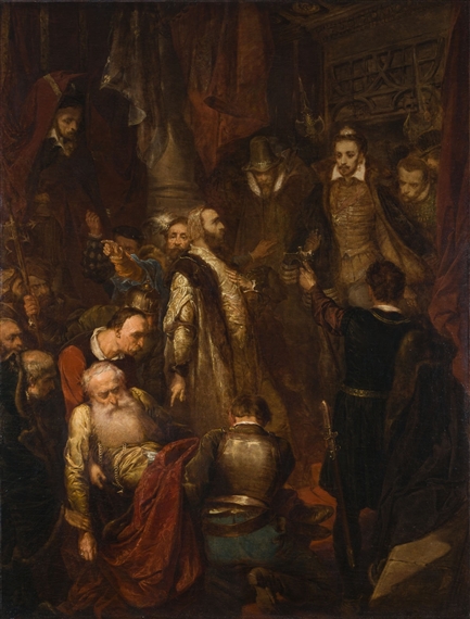 Jan Matejko | Killing of Wapowski During the Coronation of Henryk ...