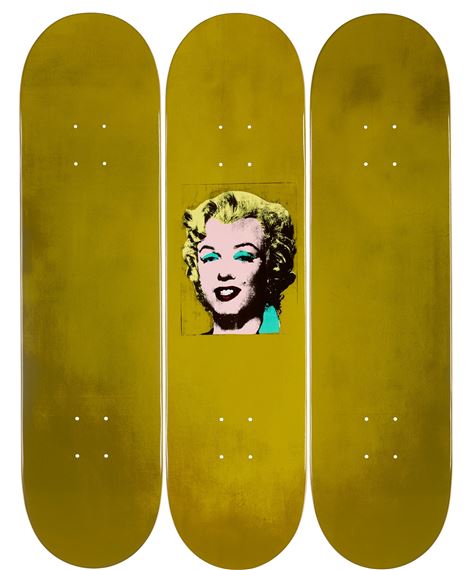 3 works: Gold Marilyn