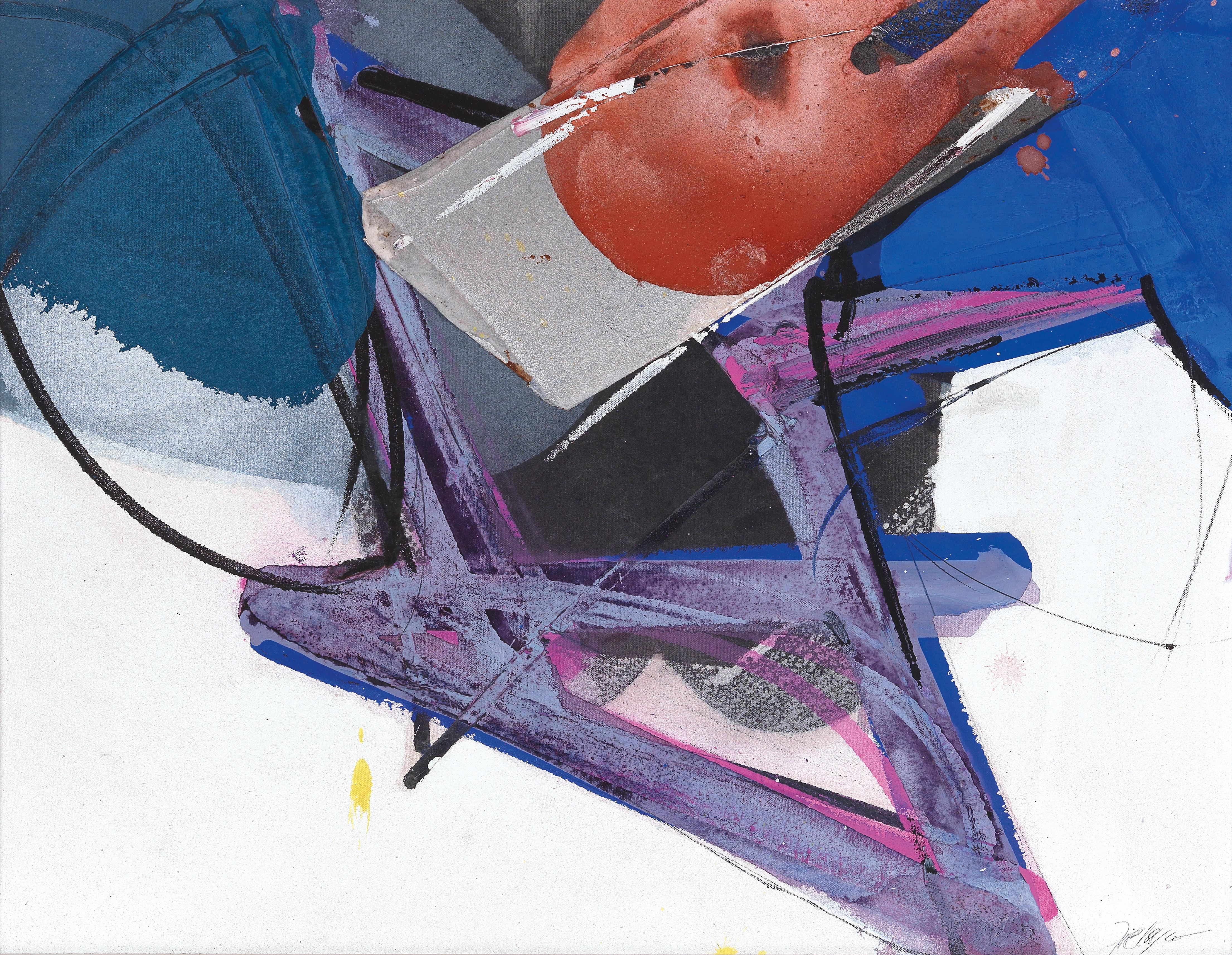 Artwork by Robert Zielasco, Untitled, Made of mixed media on canvas