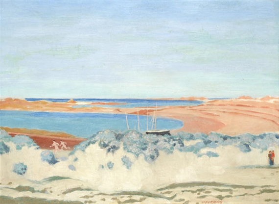 Plage aux choux de mer by Maurice Denis, circa 1922