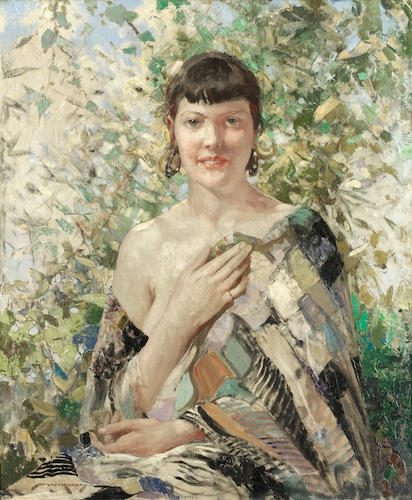 Portrait of a young lady by William Lee-Hankey