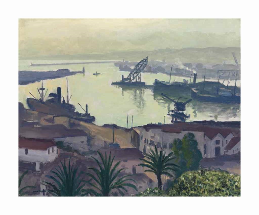 Tableau Albert Marquet - Venise, Le Paquebot - Toile/cadre Prêt à Accrocher, Neuf