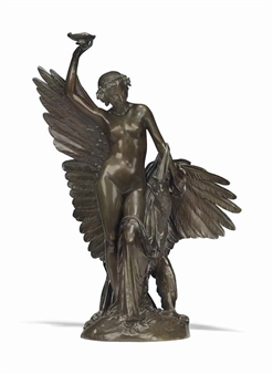 Hébé et l'aigle de Jupiter (Hebe and Jupiter's Eagle) - François Rude