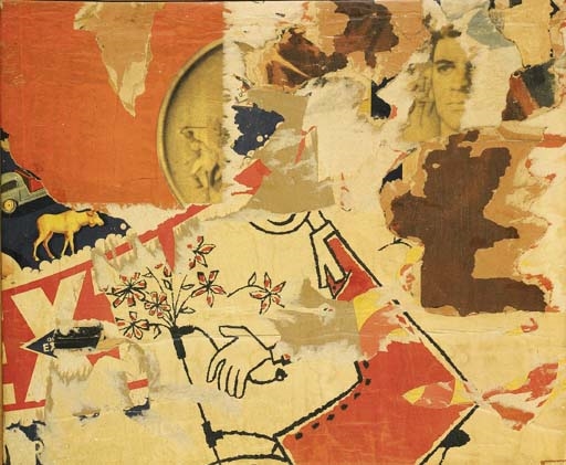 Mimmo Rotella | Passeggiata storica (1962) | MutualArt