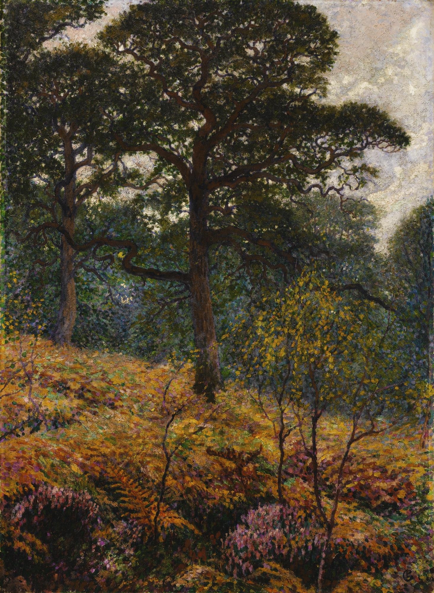 Artwork by Georges Lacombe, CHÊNES DU VIGNAGE, Made of oil on canvas