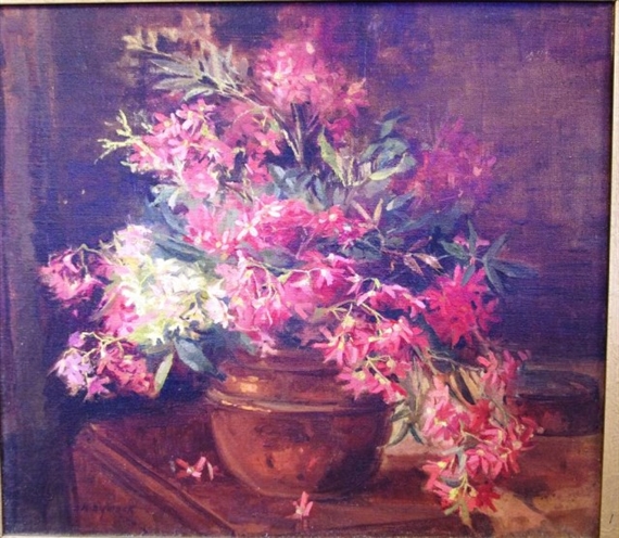 Christmas Bush still life by Hetty Dymock