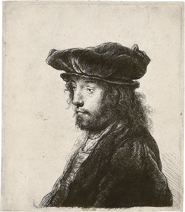 Der vierte Orientalenkopf by Rembrandt van Rijn, 1635