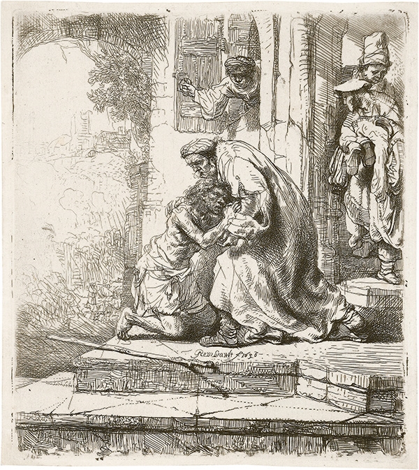 Der verlorene Sohn by Rembrandt van Rijn, 1636