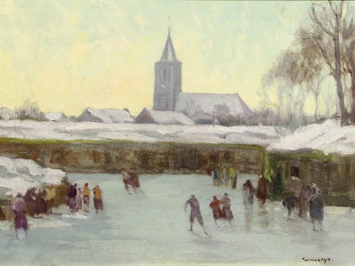 Skaters by the city walls of Naarden
