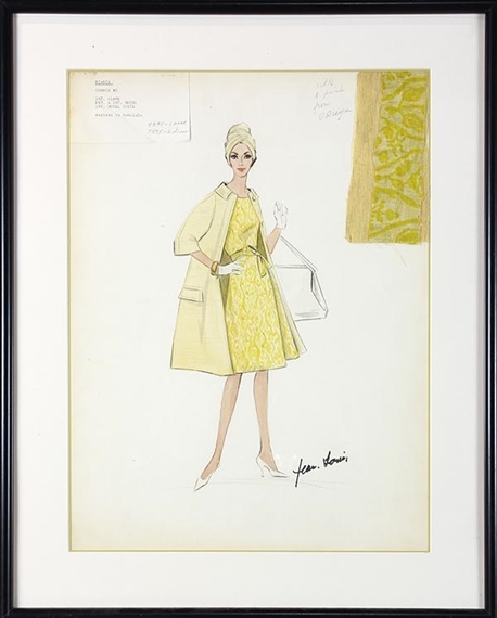 Sketch by costume designer Jean Louis for Marilyn Monroe's 'Happy