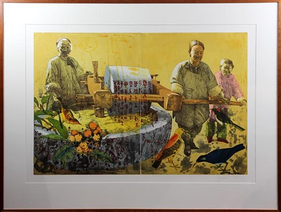 Millstone by Hung Liu, 1999