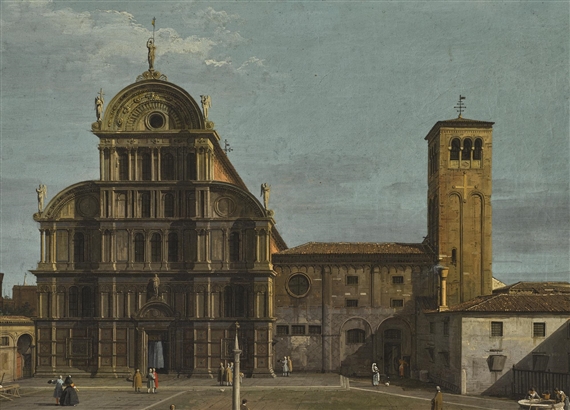 2 works: VENICE, THE CAMPO SAN ZACCARIA; VENICE, THE CAMPO SANTA MARIA FORMOSA by Canaletto